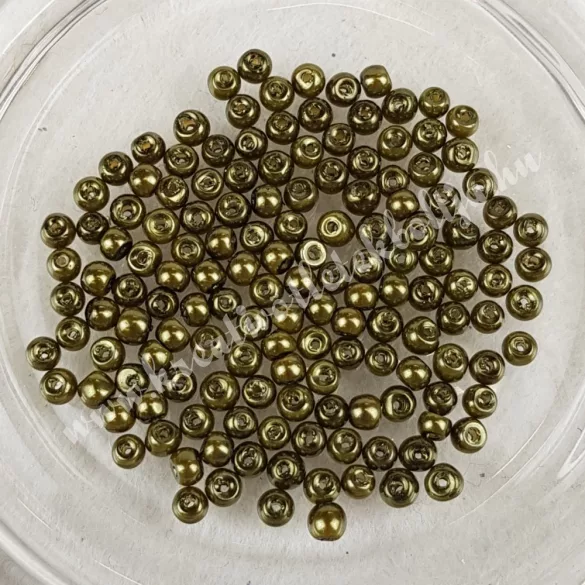 Üvegtekla, sötét oliva, (18), 3 mm, 4 mm, 6 mm