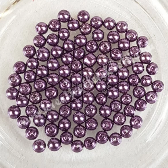 Üvegtekla, sötétlila, (78), 3 mm, 4 mm, 6 mm