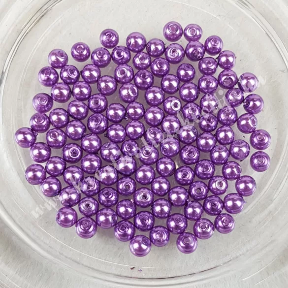 Üvegtekla, világoslila, (16), 3 mm, 4 mm, 6 mm