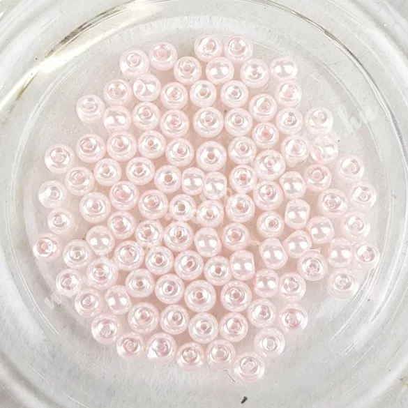 Üvegtekla, világos rózsaszín, (05), 4 mm, 6 mm