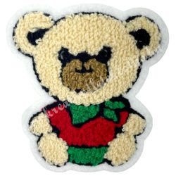 Varrható matrica, maci, 10x10,5 cm