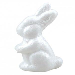 Hungarocell nyuszi, fehér, 5,5x7 cm