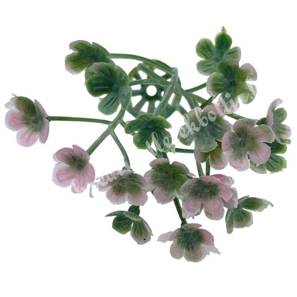 Mini virágcsokor, rózsaszín, 5 cm