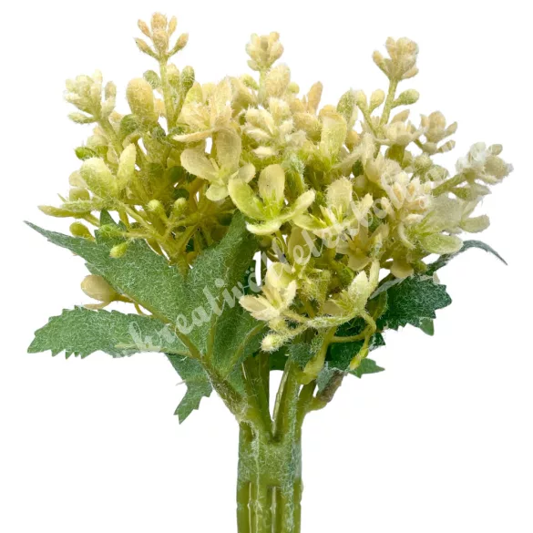 Bouvardia csokor, sárga, 24 cm