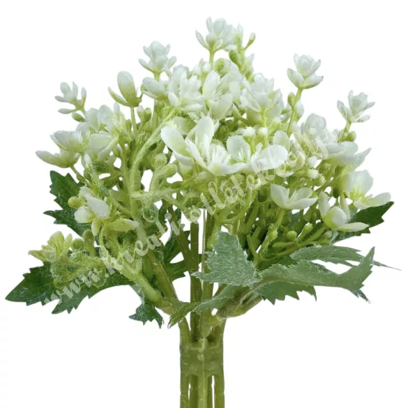 Bouvardia csokor, fehér, 24 cm