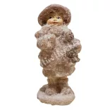Polyresin gyerek, macival, 4,5x10  cm