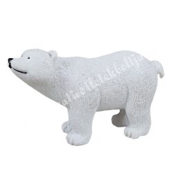Polyresin jegesmedve, fehér, 10x6 cm