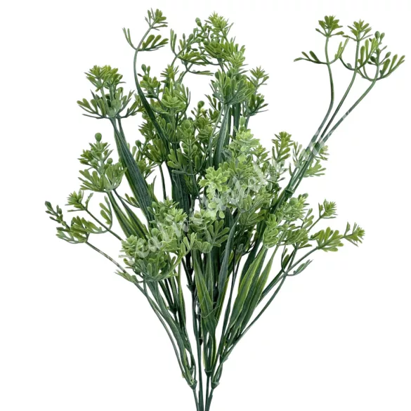 Zöld csokor bogyóval, 38 cm