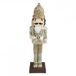 Polyresin diótörö, karddal, 3,5x14,5 cm