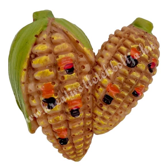 Ragasztható polyresin kukorica, 3,5x3,5 cm