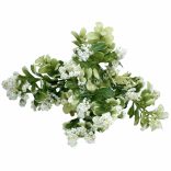 Zöld csokor bogyóval, fehér, 30 cm