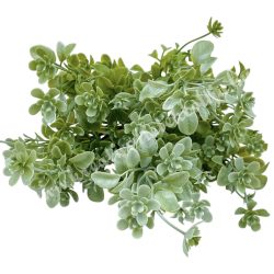 Zöld csokor apró virággal, zöld, 37 cm