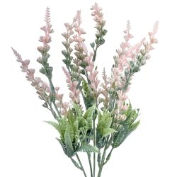 Levendula csokor, rózsaszín, 36 cm