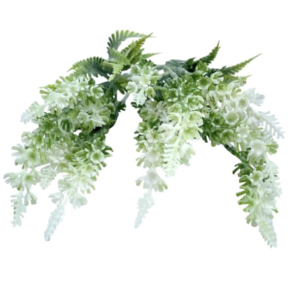 Levendula csokor, fehér, 36 cm