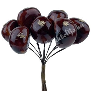 Betűzős gesztenye, 2,5x3 cm, 10 db/csokor