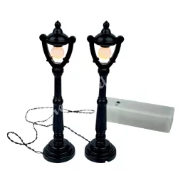 Kandeláber, led világítással, 12 cm, 2 db/csomag