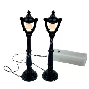 Kandeláber, led világítással, 12 cm, 2 db/csomag