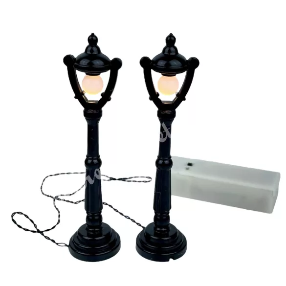 Kandeláber, led világítással, 12 cm, 2 db/csomag