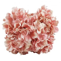 Hortenzia csokor, púder rózsaszín, 42 cm