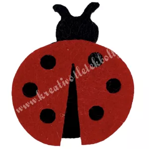 Filc katica, 3x3,5 cm