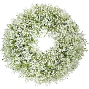 Fátyolvirág koszorú, 35 cm