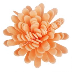 Polifoam virágfej, barack, 5 cm