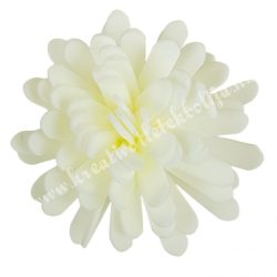 Polifoam virágfej, krém, 5 cm