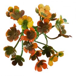 Mini virágcsokor, narancssárga, 5 cm
